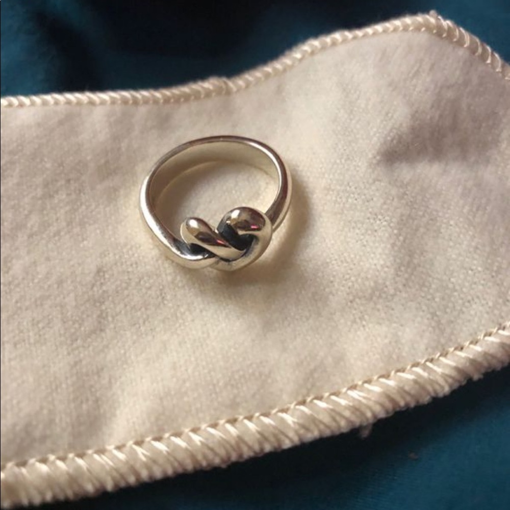 James Avery heart knot ring
